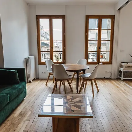 Brightness And Superb Design, Balcony Montparnasse Apartamento