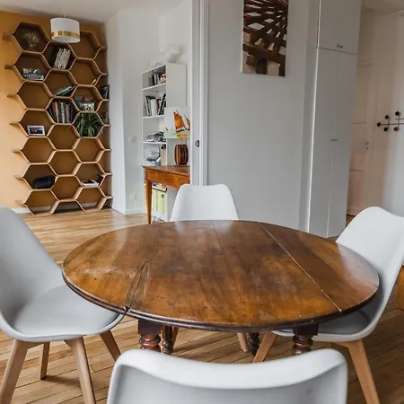 Brightness And Superb Design, Balcony Montparnasse