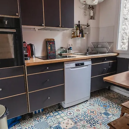 Brightness And Superb Design, Balcony Montparnasse Apartamento
